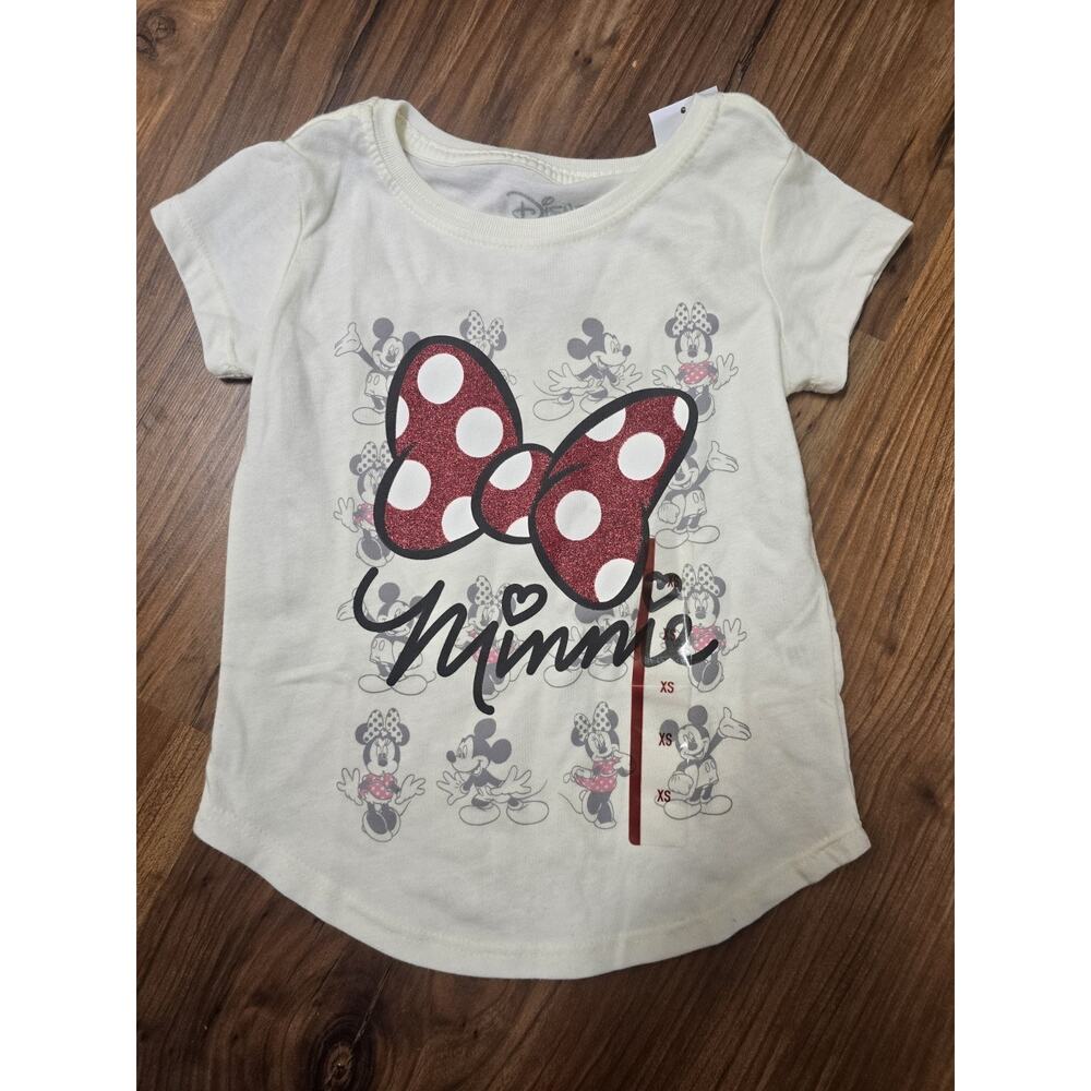 Disney Tee Minnie Mouse Girls Size XS 4-5